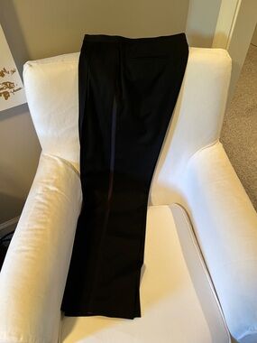 Black Tuxedo Pants - Classic Straight Leg